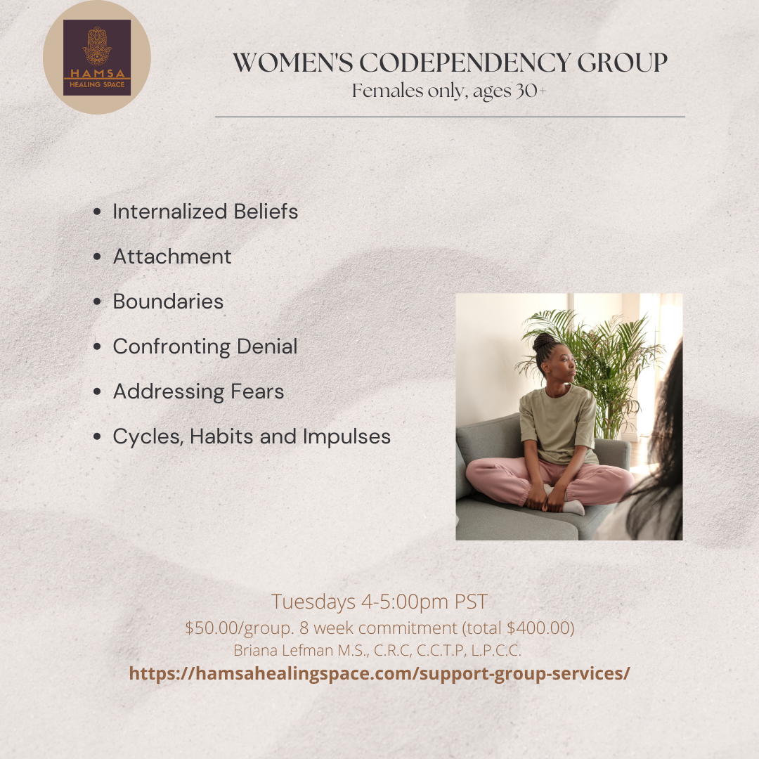 Hamsa healing space women's codependency support group
