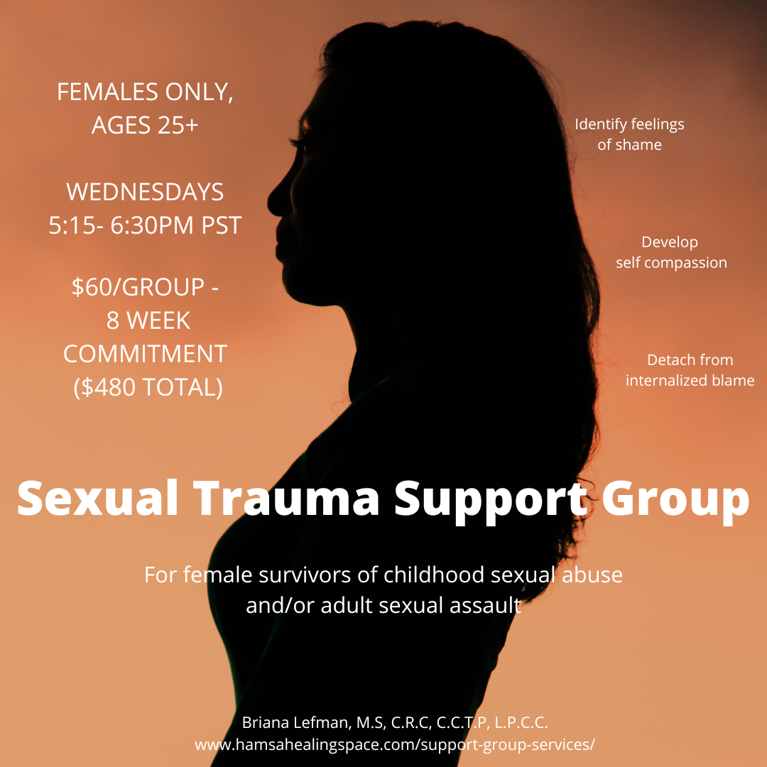 Hamsa Healing Space Online support group for women with Sexual Trauma
