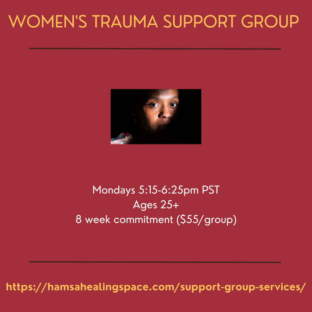 Online Trauma Support Group For Women at Hamsa Healing Space