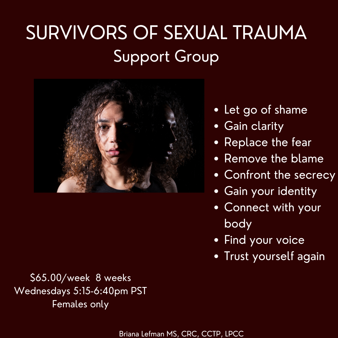 Sexual Trauma Online Support Group For Women 2024 Wednesdays
